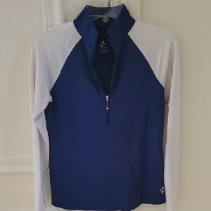 Jofit Blue and White Long Sleeve Top